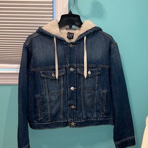 Gap Denim sherpa lined jacket